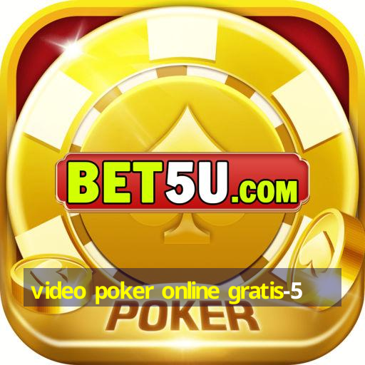 video poker online gratis